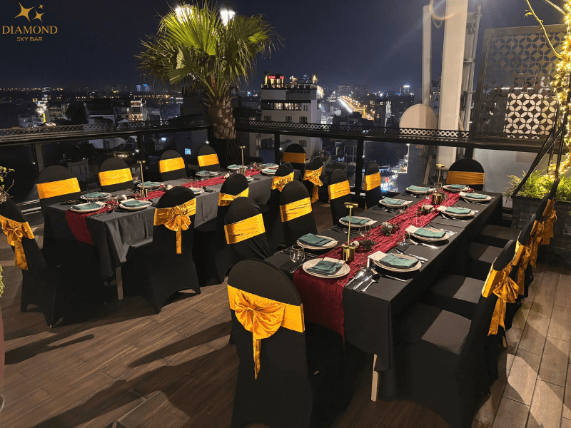 Diamond Sky Bar – Địa điểm tổ chức cuối năm tại Hà Nội