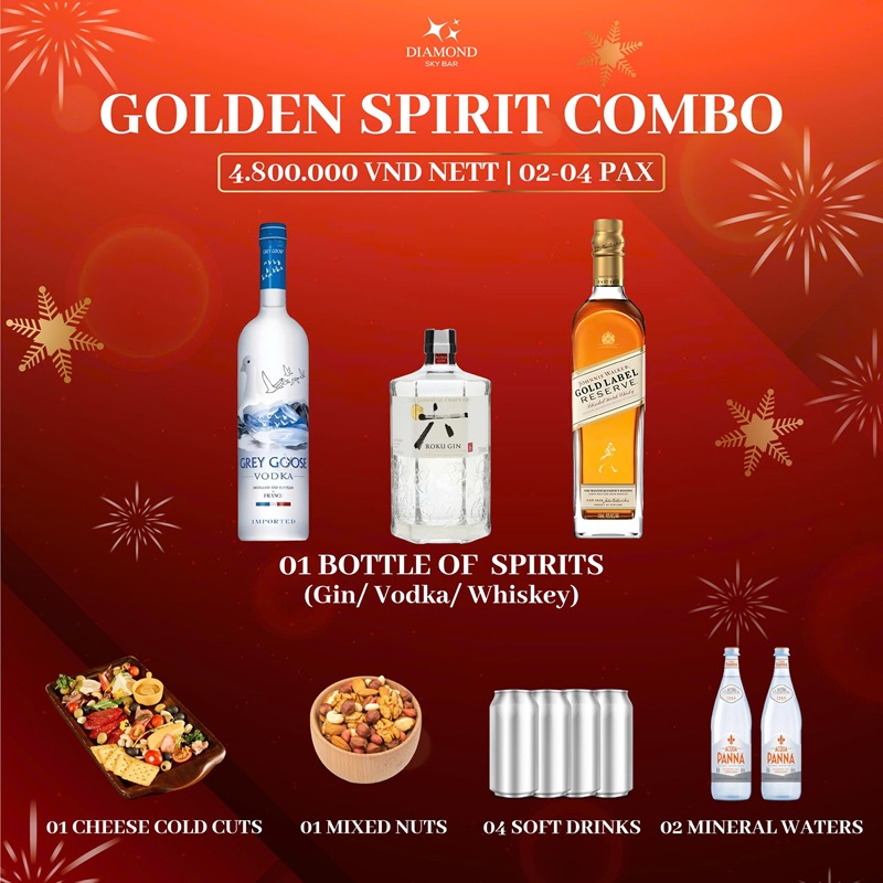 Countdown Combos at Diamond Sky Bar