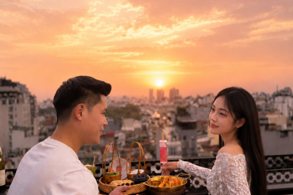 Enjoy The Sunset In Hanoi Old Quarter From 19.00 USD
